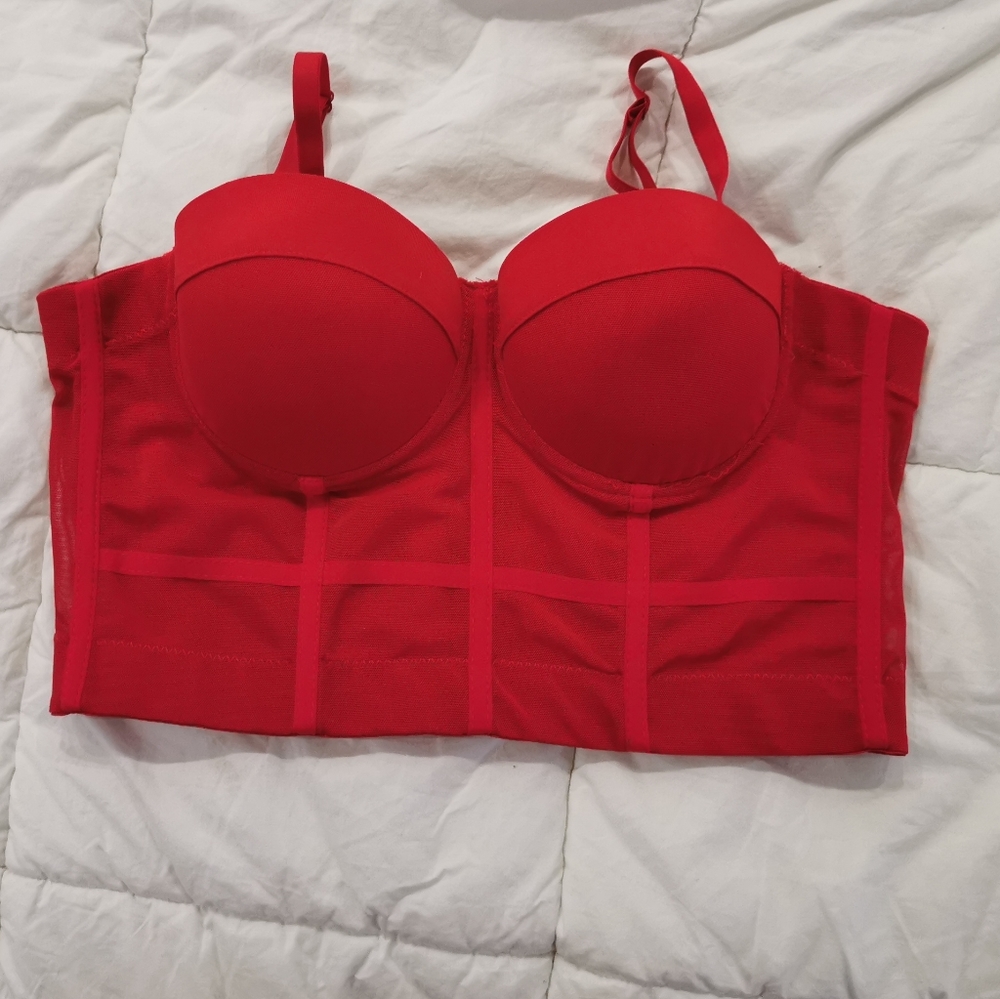 Mesh Bralet Women's Corset Bustier